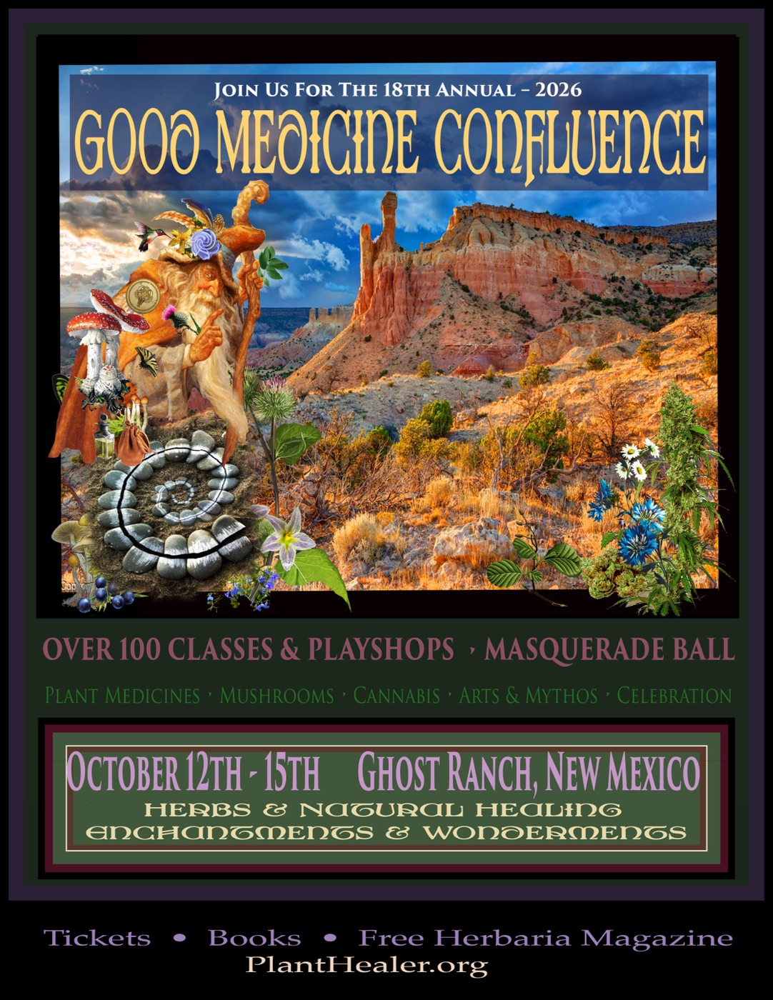 Good Medicine Confluence 2026 — October 12–15, Ghost Ranch, New Mexico